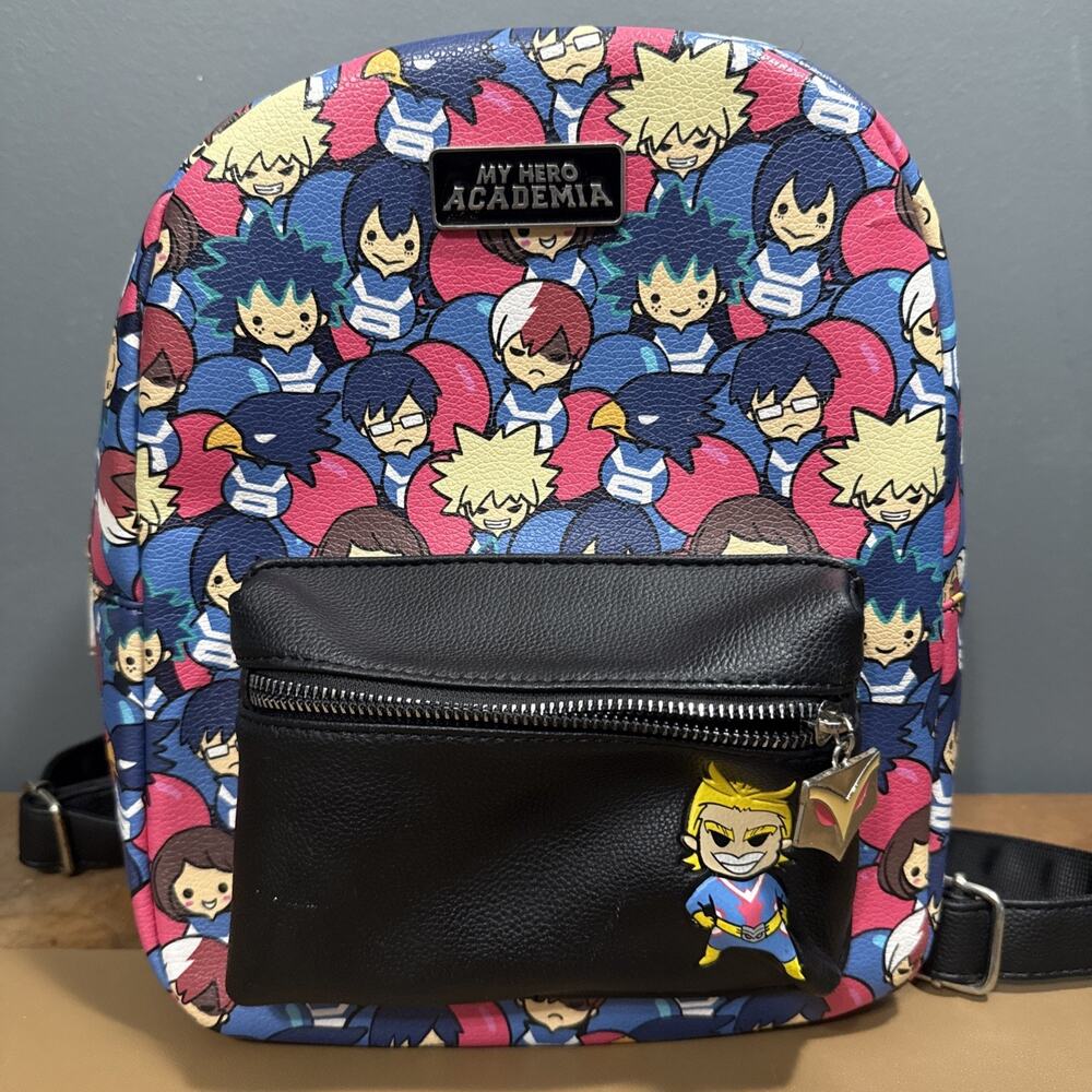 My Hero Academia Mini Unisex Backpack Anime Chibi Multicolor Print Characters